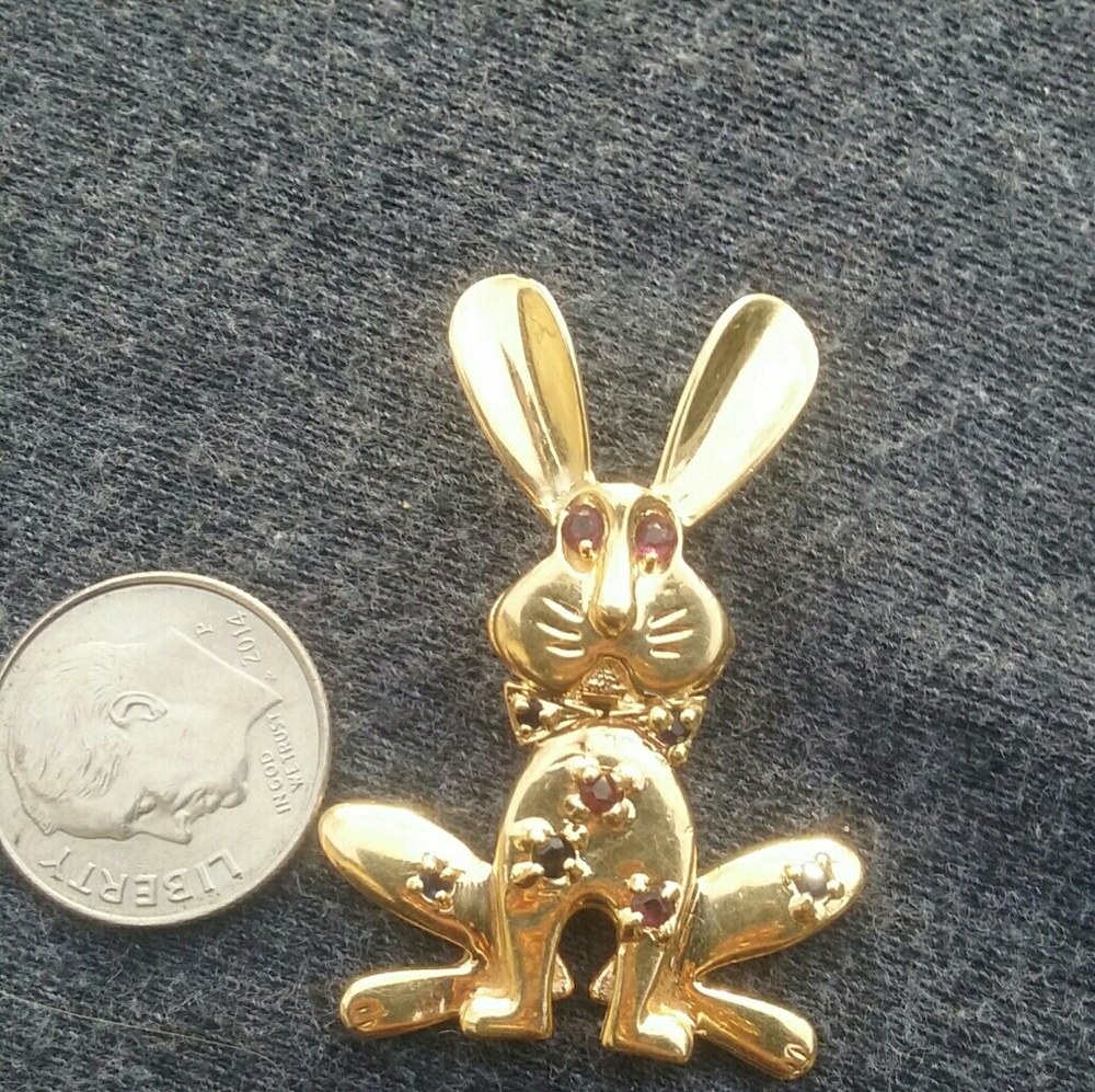 Bunny Pendant in YG